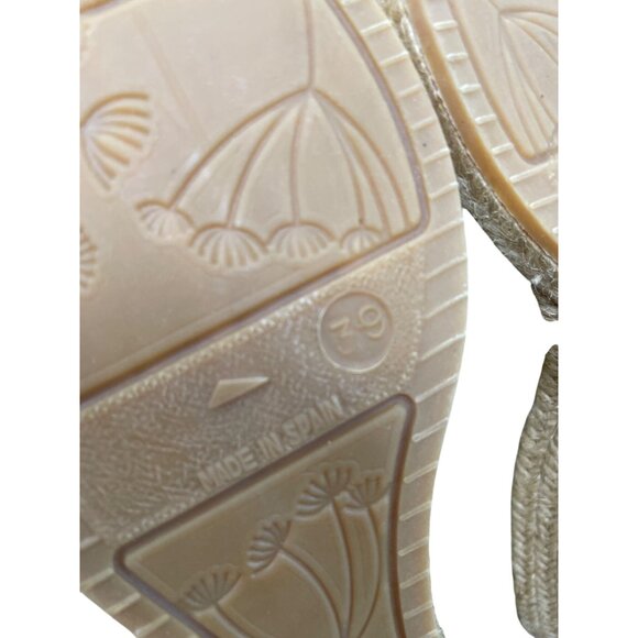 Viscata Barcelona Green Espadrille Wedge Shoes heels Size 39/8 SKU 9242 - Picture 6 of 12